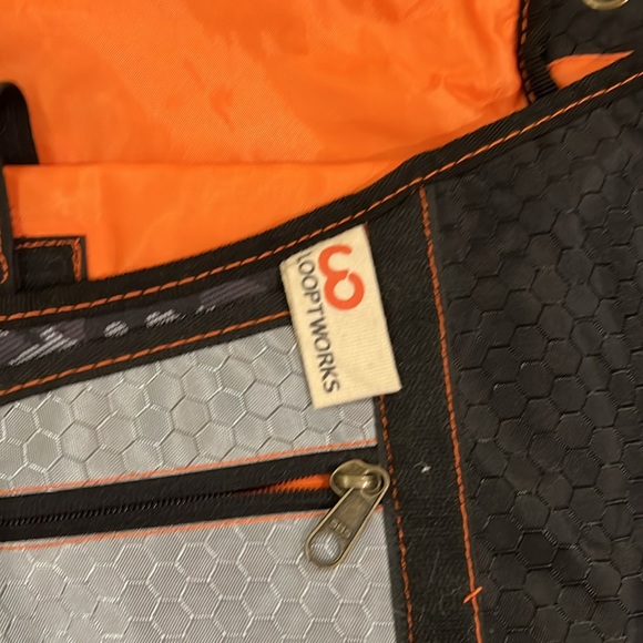 Looptworks Noll Messenger Bag  Limited Edition Shoulder Bag Made in USA Gray - Picture 5 of 10